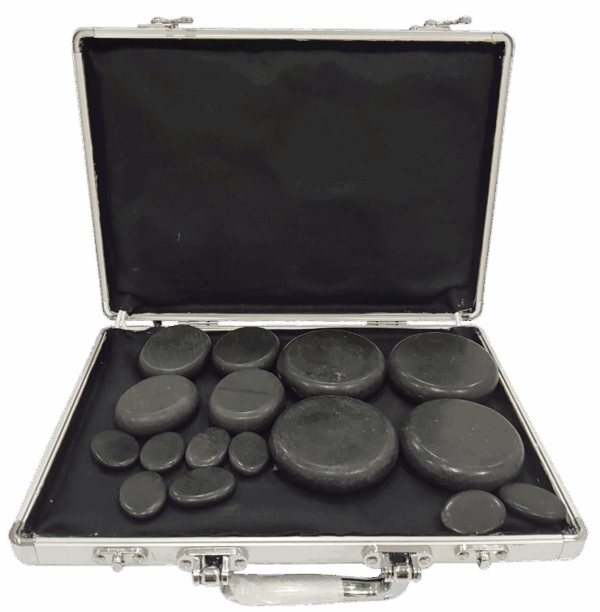 Kit 16 Piedras Volcánicas + Maletín