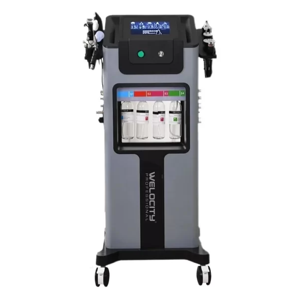 Hidrafacial vertical profesional 10 en 1/Robot hidrafacial/ Agua/ H2O/ Bubble pen/Skincare/Hydro/ Alta frecuencia/ paleta ultrasónica