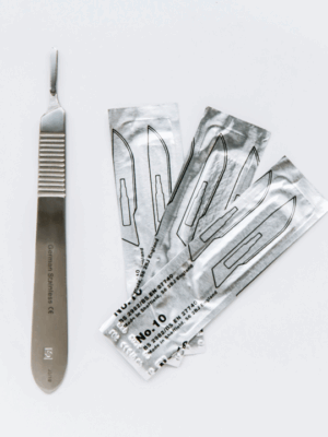 Kit de dermaplaning/Bisturi/ Porta bisturi