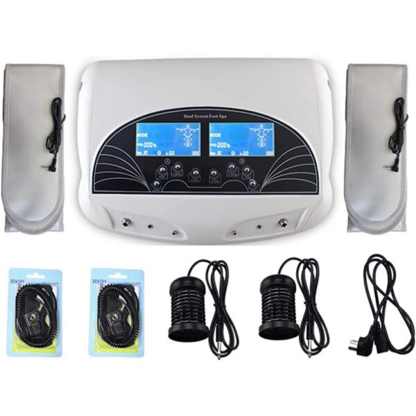 Desintoxicador ionico Dual con manillas, cinturon y estimulación