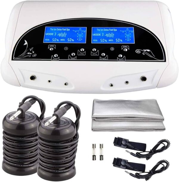 Desintoxicador ionico Dual con manillas, cinturon y estimulación